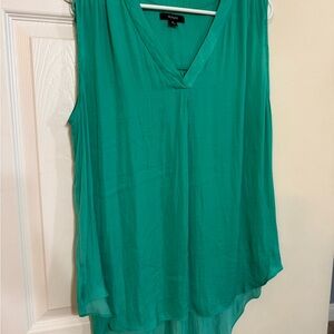 Alfani Women's Teal Sleeveless Blouse
